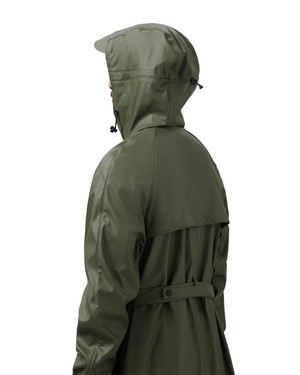 Original saddle regenjas - army green from Brand Mission
