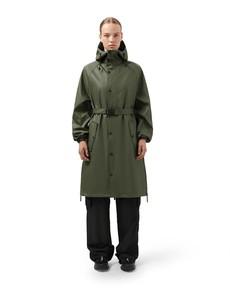 Original saddle regenjas - army green via Brand Mission