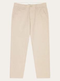 Flint twill chino - Light feather gray via Brand Mission