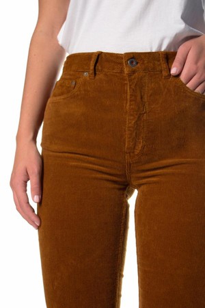 Lisette flare corduroy - golden brown from Brand Mission