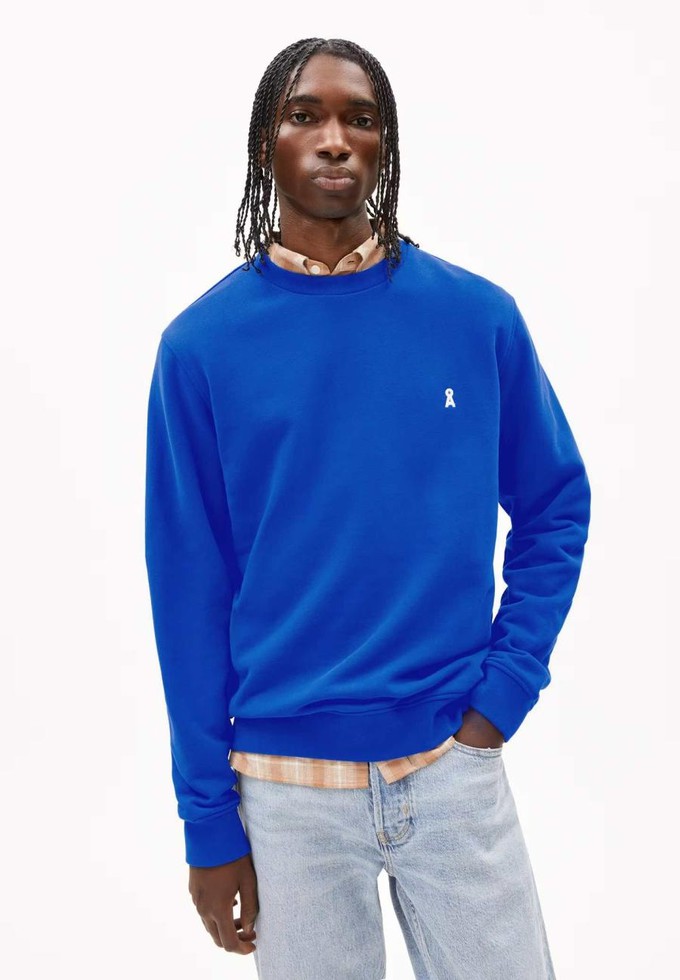 Baaro comfort sweater - Dynamo Blue from Brand Mission