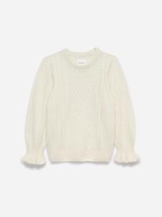 Anna trui - wool white via Brand Mission