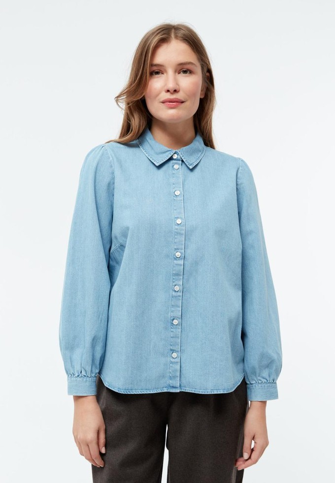 Lyra blouse - Light blue denim from Brand Mission