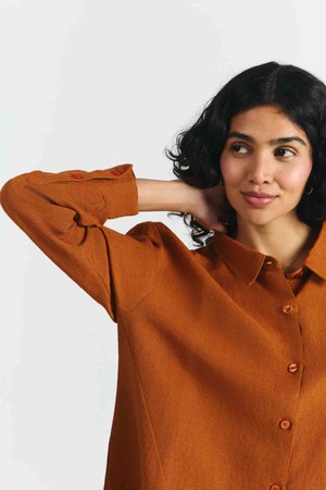 Iya blouse - clay from Brand Mission