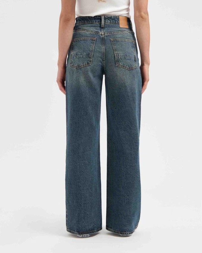 Harper loose flared jeans - retro blue from Brand Mission