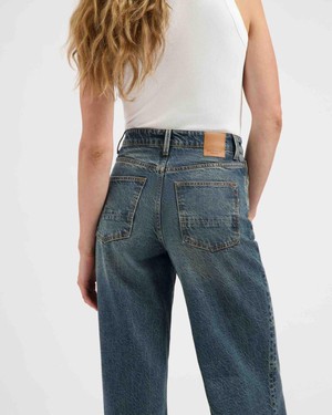 Harper loose flared jeans - retro blue from Brand Mission