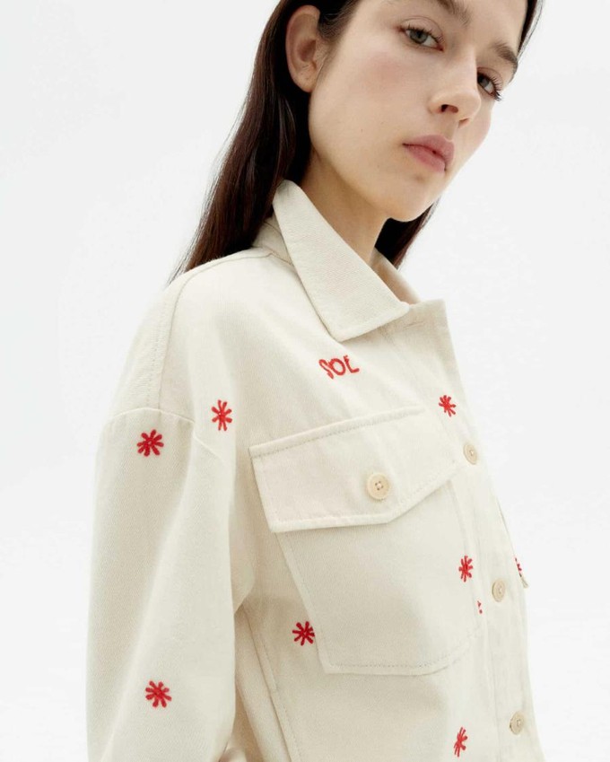 Frans sol chain jacket - ecru from Brand Mission