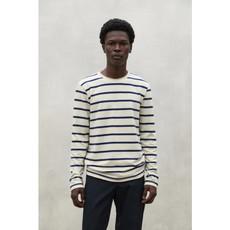 Wilson sweater - off white blue stripe via Brand Mission