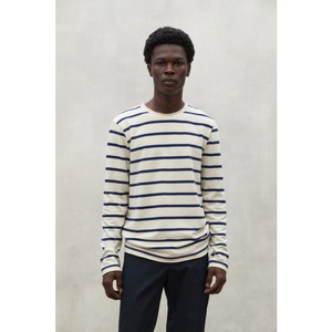 Wilson sweater - off white blue stripe from Brand Mission