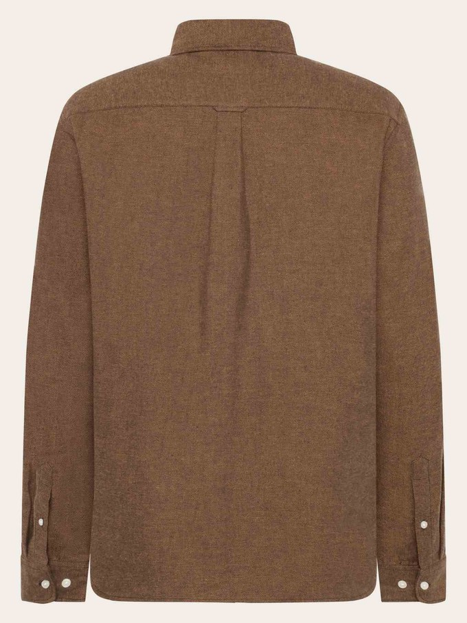 Flannel shirt fishbone - chocolate from Brand Mission