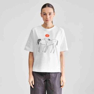 Vadstena t-shirt - you and me white from Brand Mission