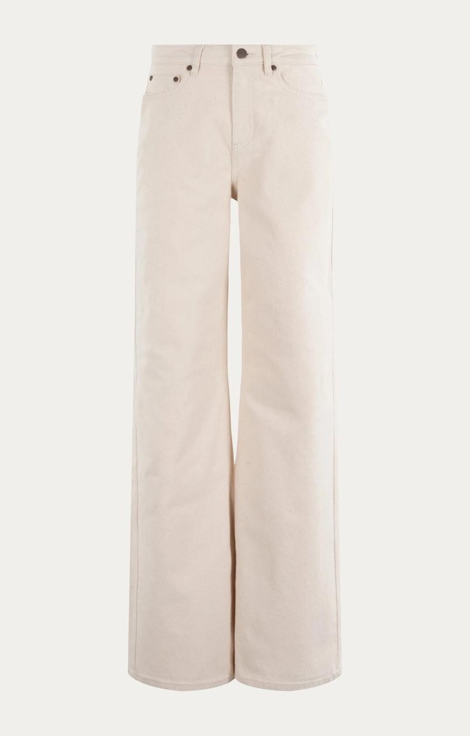 Dewy jeans - cream solid from Brand Mission