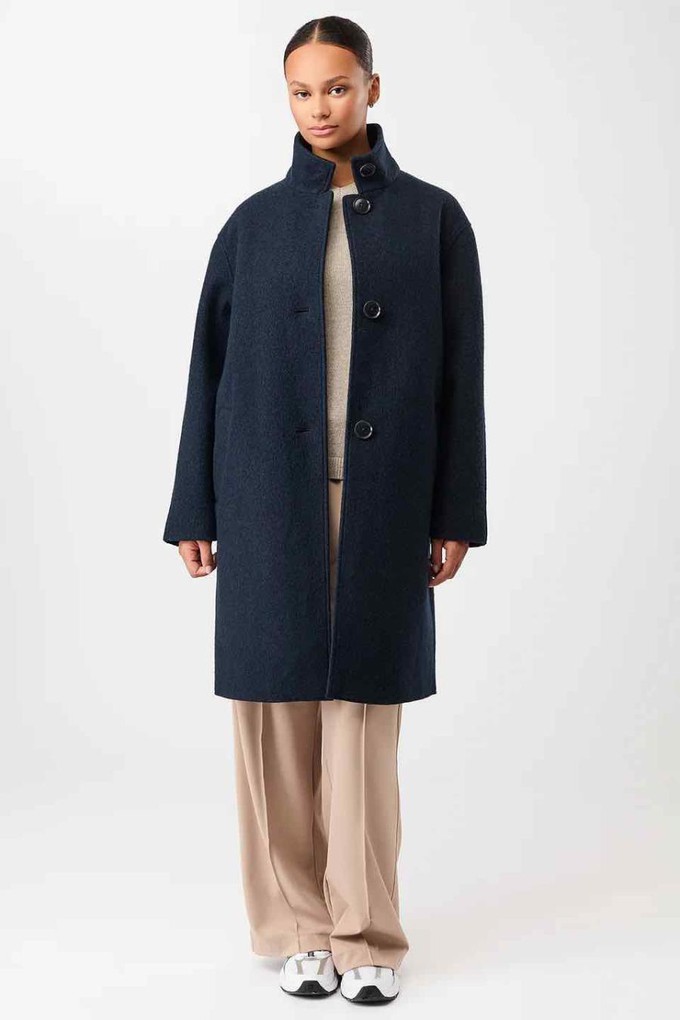 Pennfield II wollen jas - navy from Brand Mission
