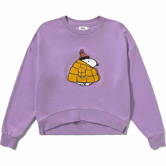 Sweatshirt Peanuts - lavender from Brand Mission