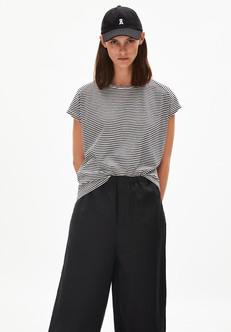 Oneliaa lovely stripes - black- oatmilk via Brand Mission