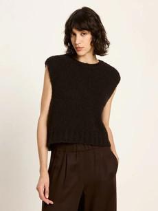 Sweater spencer - dark brown via Brand Mission