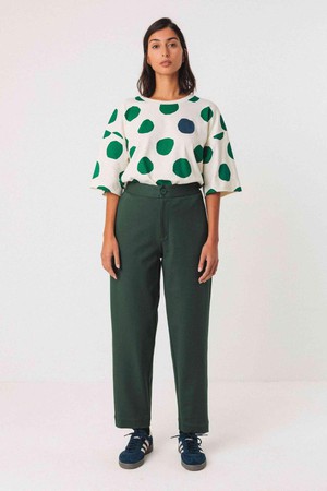 Soraia broek - dark green from Brand Mission