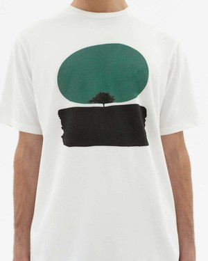 Zach t-shirt trees - white from Brand Mission