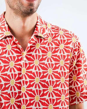 Aloha shirt marisol - red from Brand Mission