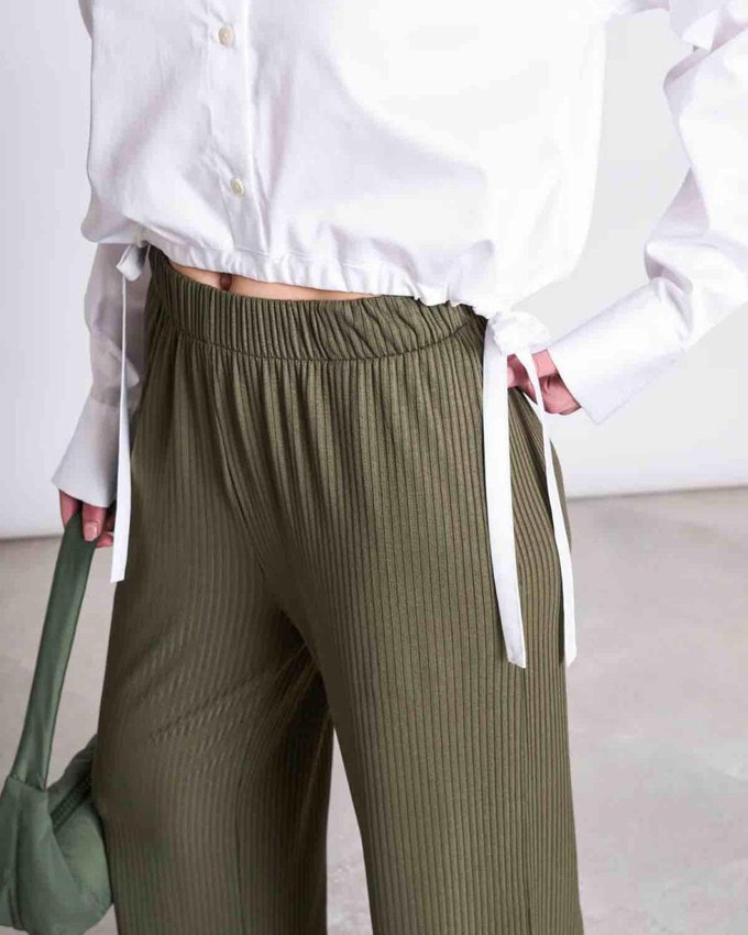 Smilla pants - dark olive from Brand Mission