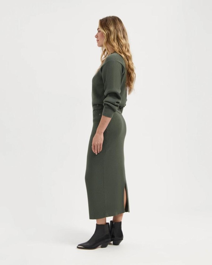 Keira skirt - moss green from Brand Mission