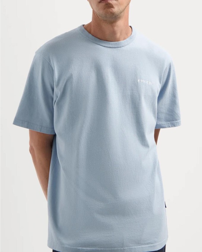 Liam signature t-shirt - cloud blue from Brand Mission