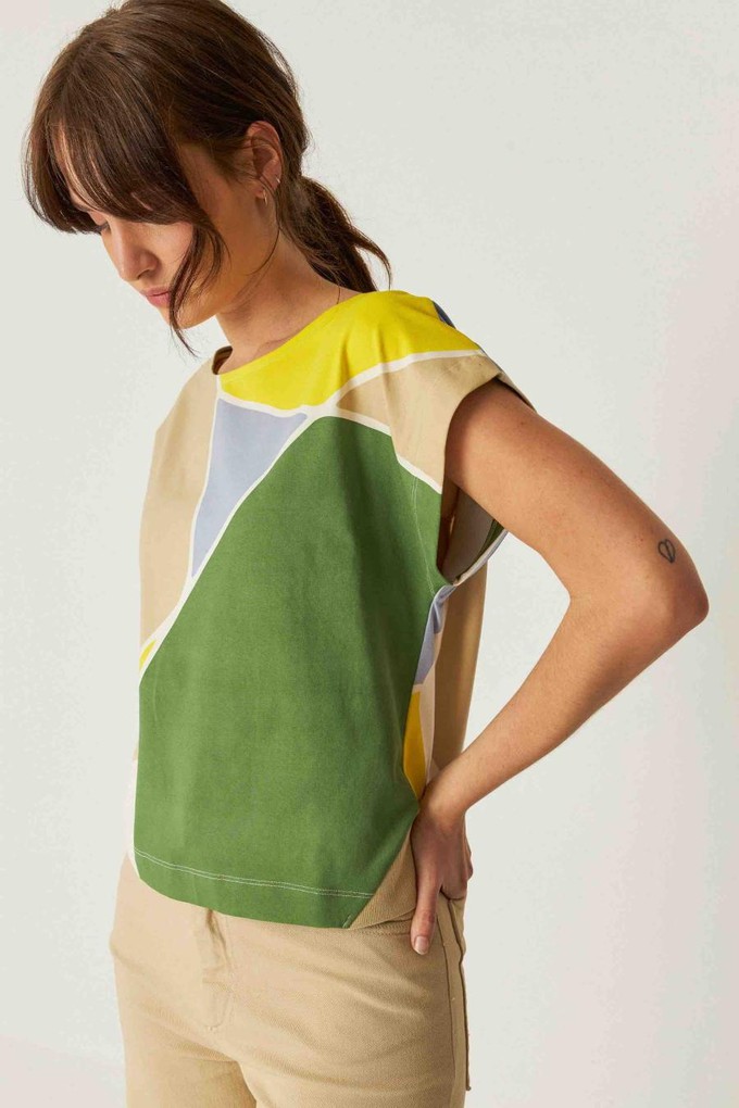 Eider top - patches green from Brand Mission
