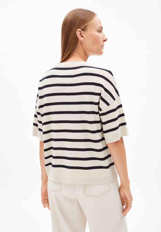 Lizaa lino top - stripes from Brand Mission