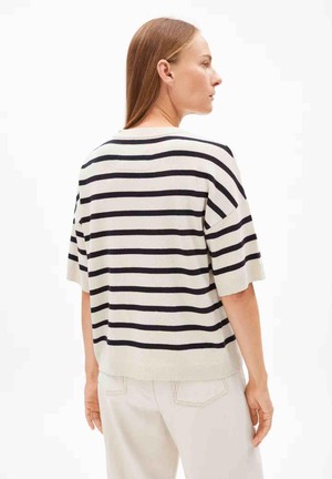 Lizaa lino top - stripes from Brand Mission