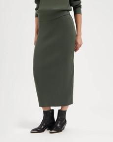 Keira skirt - moss green via Brand Mission