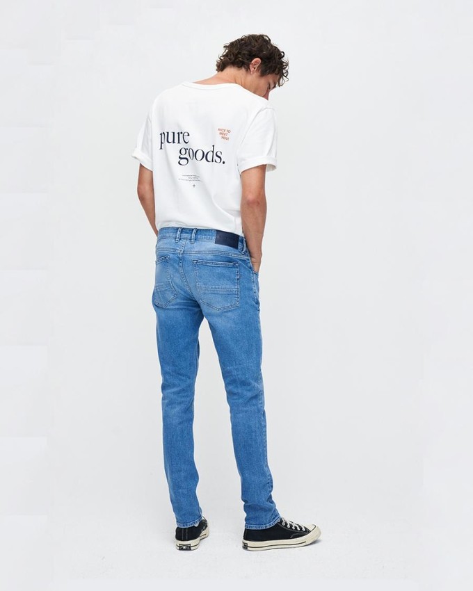 Jamie Slim jeans - Clouds from Brand Mission