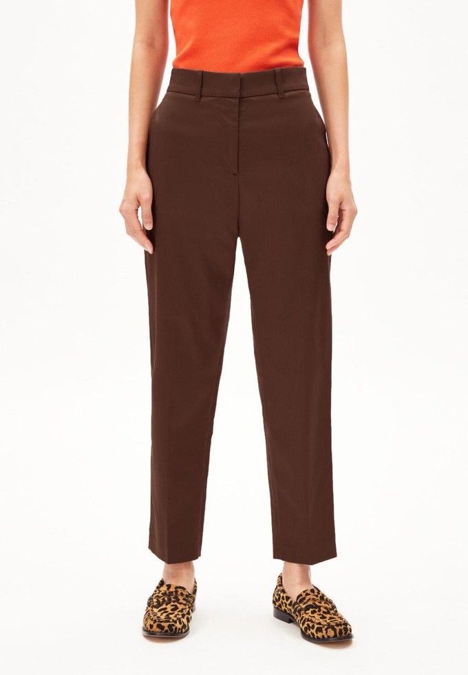 Warmaar pantalon - deep brown from Brand Mission