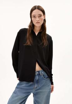 Larisaana longsleeve blouse - zwart via Brand Mission