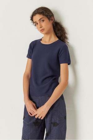 Bidari top - navy violet from Brand Mission