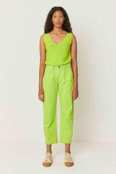 Maixa top - acid green via Brand Mission