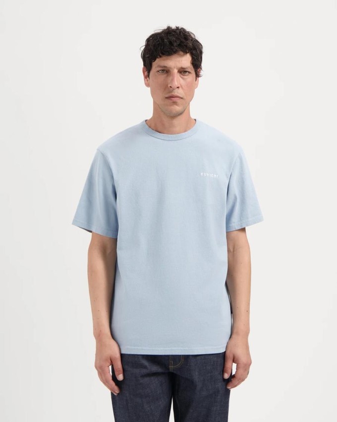 Liam signature t-shirt - cloud blue from Brand Mission
