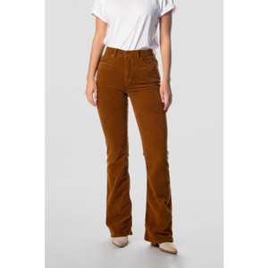 Lisette flare corduroy - golden brown from Brand Mission