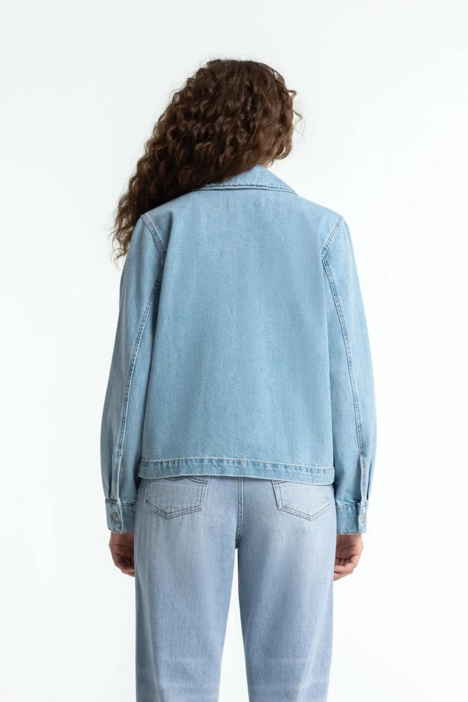 Navarre denim jacket - blue reef light from Brand Mission