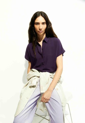 Larisaana blouse - vivid voilet from Brand Mission