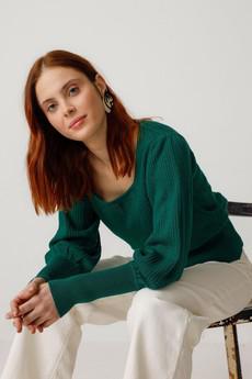 Dudea T-shirt - Basil Groen via Brand Mission