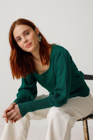 Dudea T-shirt - Basil Groen from Brand Mission