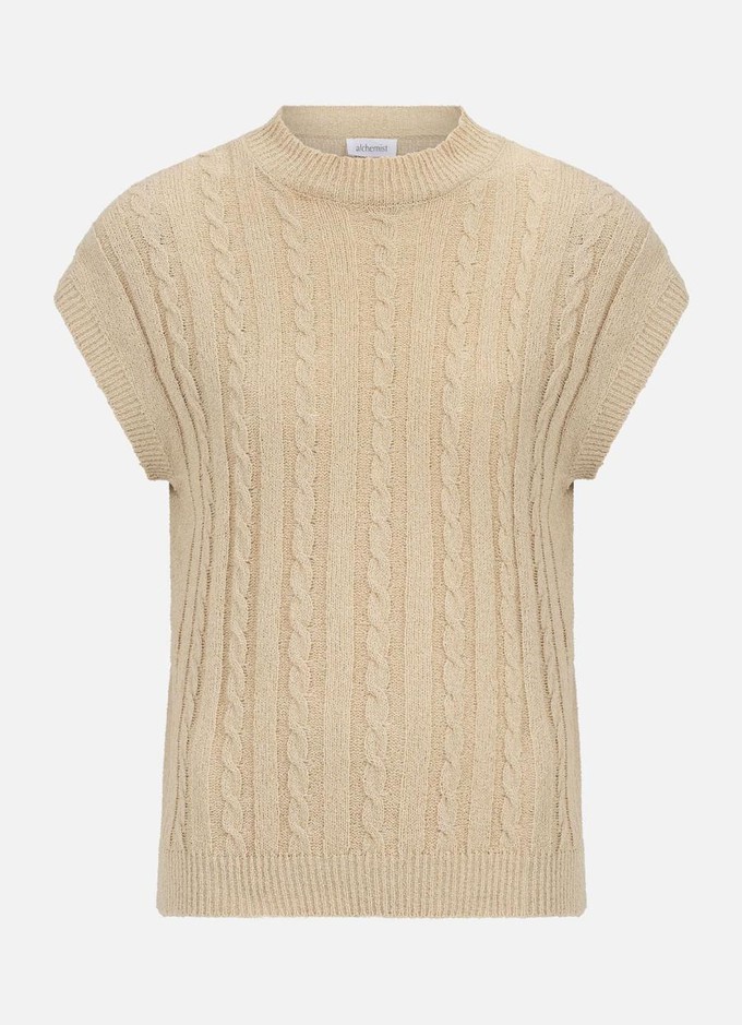 Silt knitted top - beige from Brand Mission
