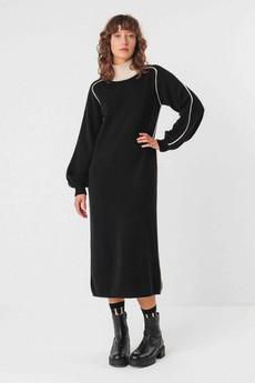 Larraitz jurk - zwart via Brand Mission