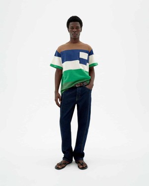 Aaron t-shirt - land stipes from Brand Mission