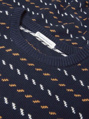 Jacquard knit sweater - night sky from Brand Mission