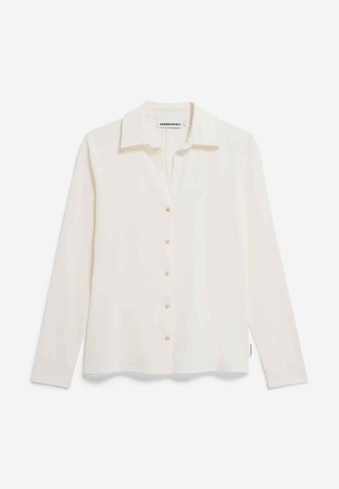 Nalaannia blouse - oatmilk from Brand Mission