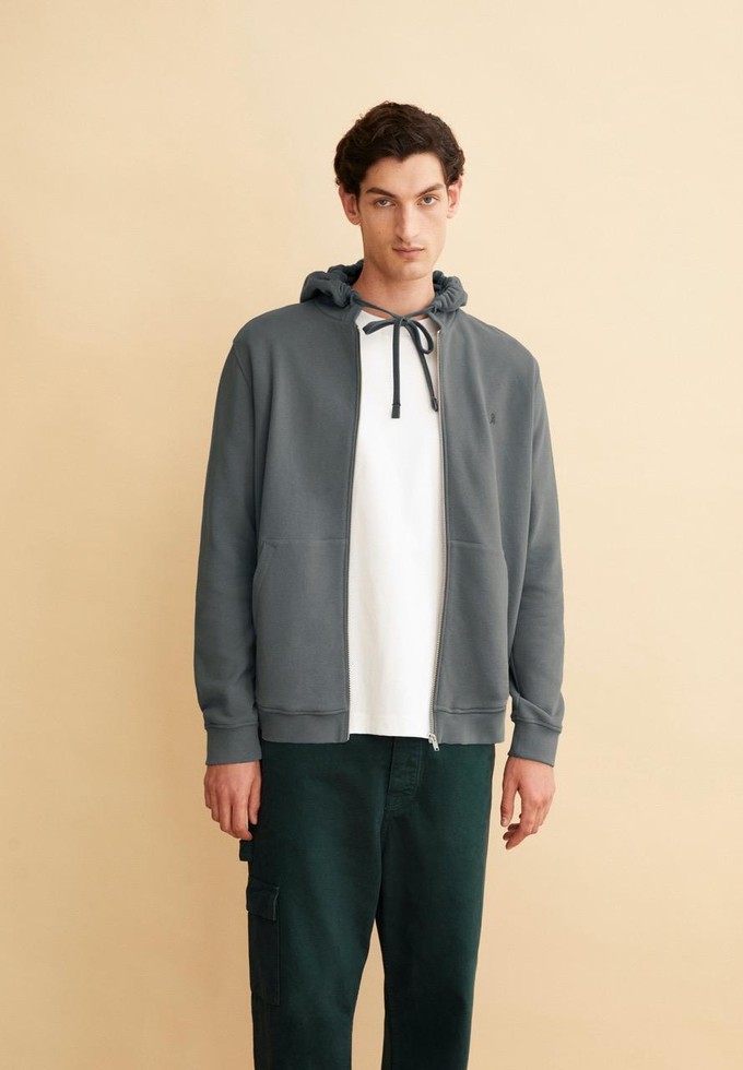 Saromiaan vest hoodie - space steel from Brand Mission