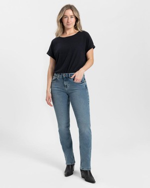Sara straight jeans - Vintage Blue from Brand Mission