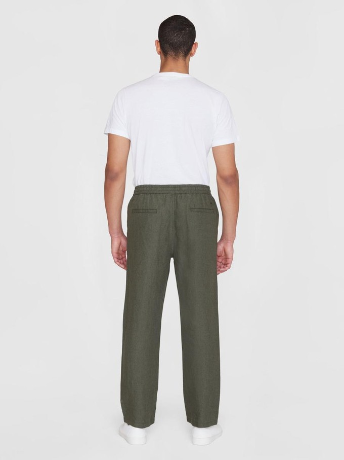 Fig linnen broek - olive from Brand Mission