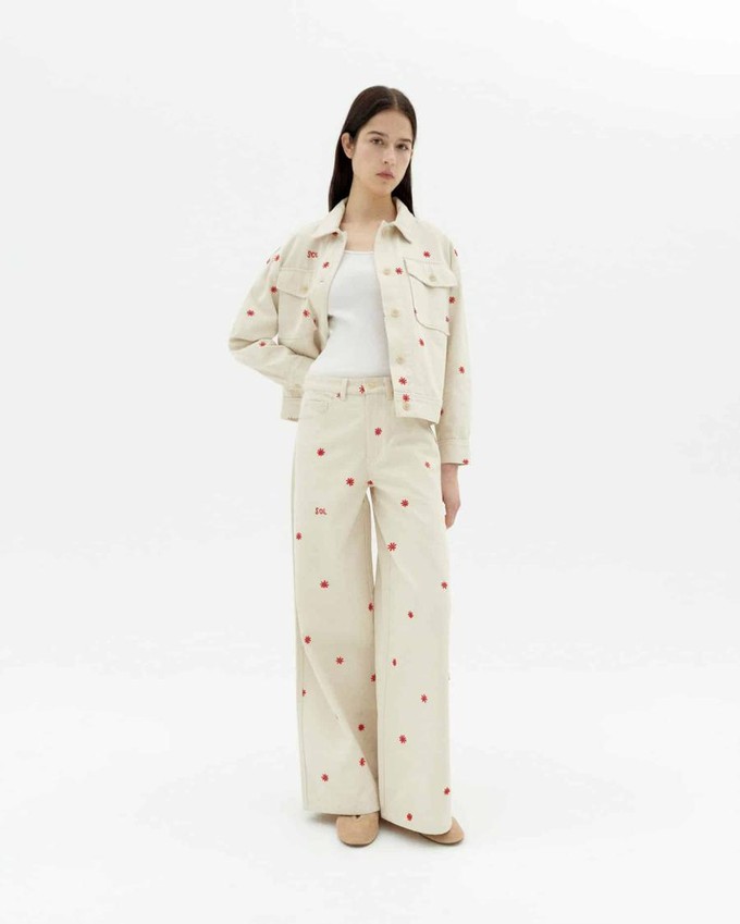 Hedda pantalon sol - ecru from Brand Mission